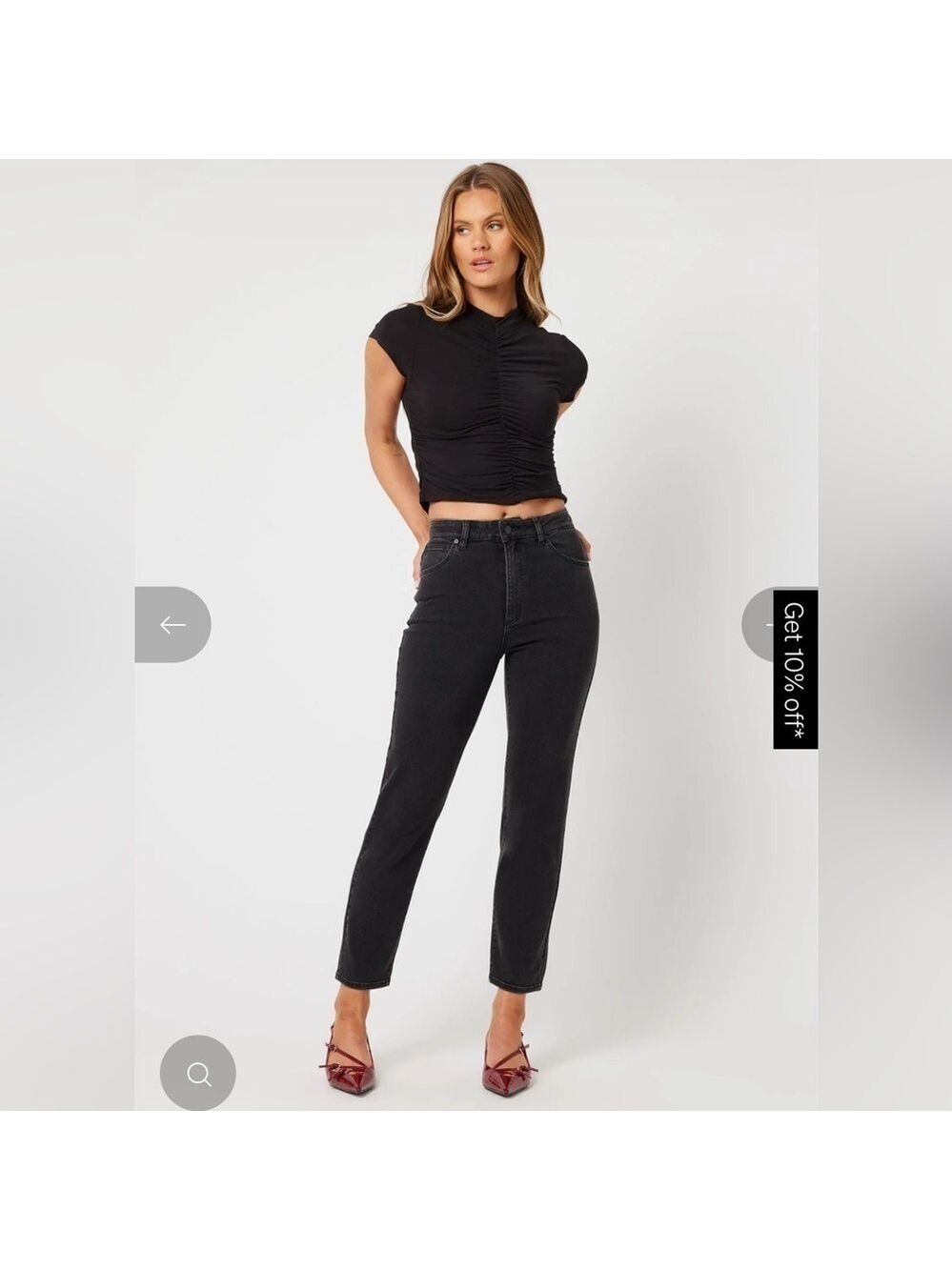 Abrand black 94 High Slim 90210 Size 27” Revolve black skinny jeans Vintage Slim